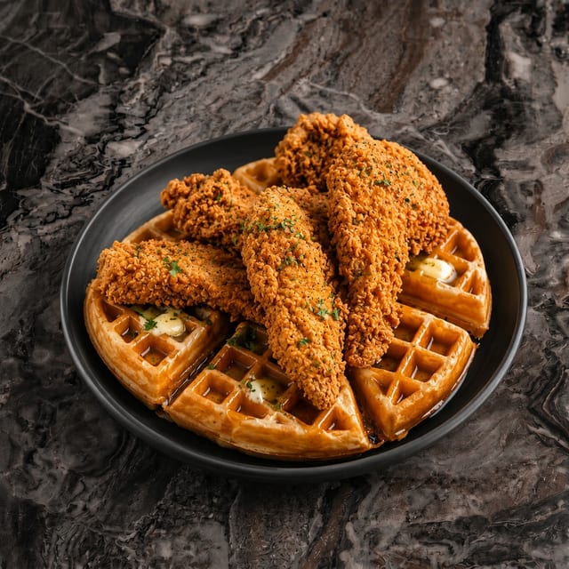 Chicken and Waffles.